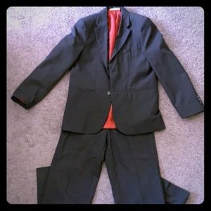 Boys navy blue blazer and dress pants size 10
